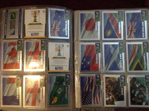 Job Lot: Rugby World Cup Collector Cards 1995,2007 + 2011 - 193 Cards near Complete