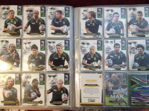 Job Lot: Rugby World Cup Collector Cards 1995,2007 + 2011 - 193 Cards near Complete