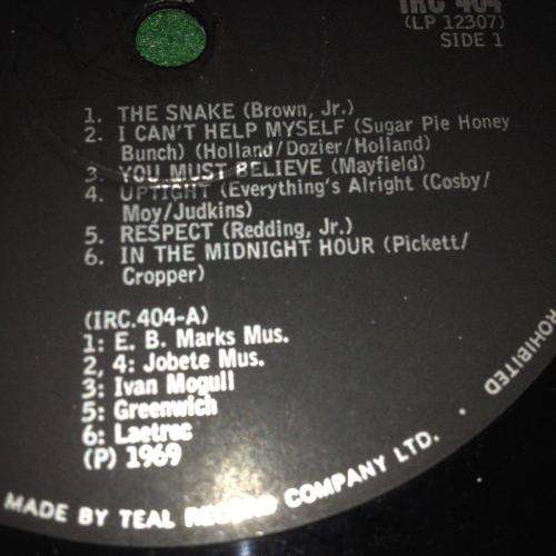 LP - Johnny Rivers - The Soul of - Recorded Live and then some