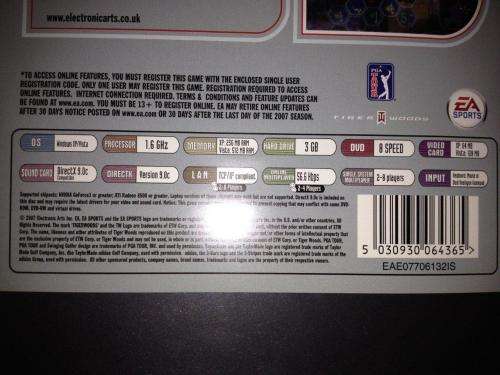PC - Tiger Woods PGA Tour 08