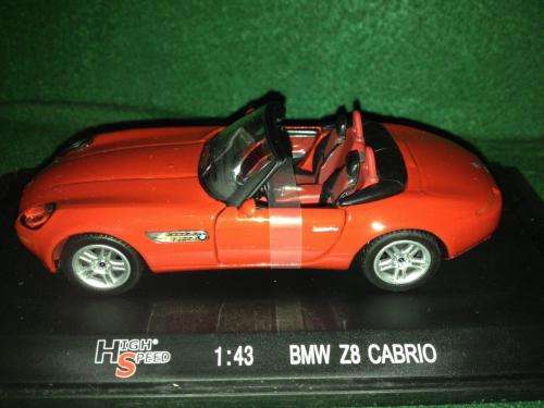 High Speed - BMW Z8 Cabrio 1:43 Scale (NOS - New old Stock)