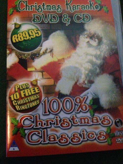DVD - Christmad Karaoke DVD & CD 100% Christmas Classics