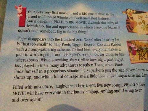 DVD - Walt Disney - Piglet's Big Movie