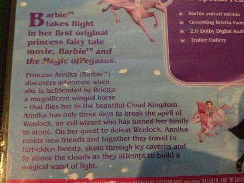 DVD - Barbie and the Magic of Pegasus
