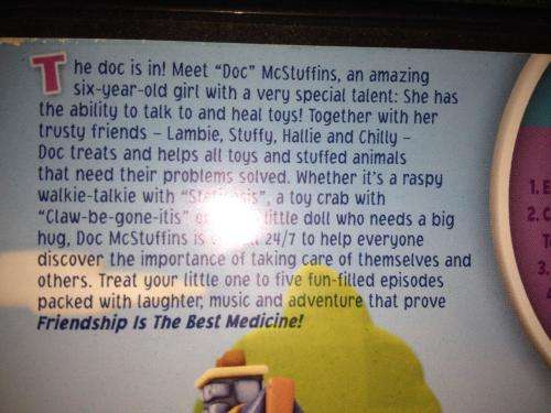 DVD - Doc McStuffins - Friendship is the Best Medicine