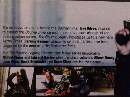DVD - The Bourne Legacy - Renner - Weisz - Norton