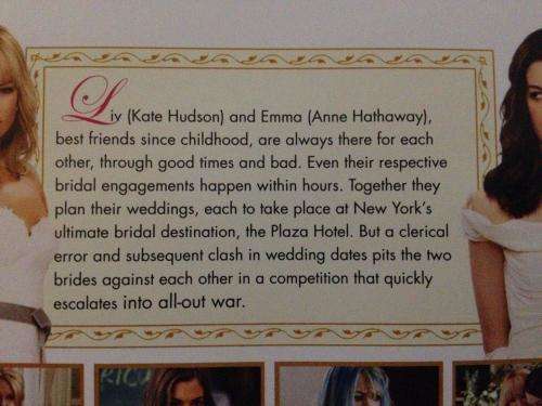 DVD - Bride Wars - Hudson - Hathaway