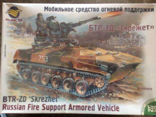 Alanger - BTR-ZD Skrezhet Russian Sup Armoured V. - Scale 1:35 Scale-Plastic Model 35013 Kit