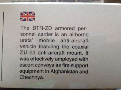 Alanger - BTR-ZD Skrezhet Russian Sup Armoured V. - Scale 1:35 Scale-Plastic Model 35013 Kit