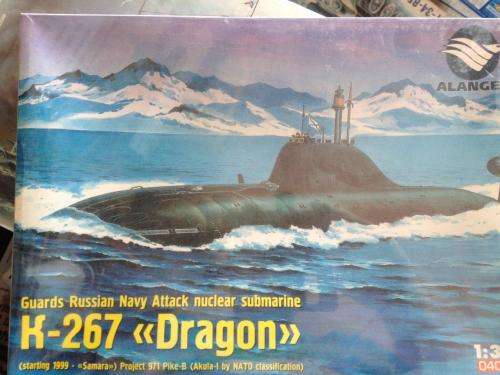 Alanger - K-267 Dragon Guards Russian Navy Attack nucl - Scale 1:350 Scale - Plastic Model 40001 Kit