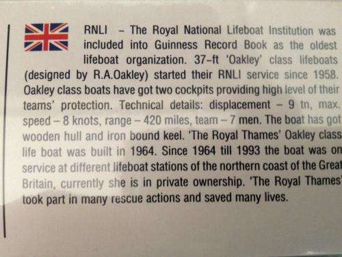 Alanger - `The Royal Thames` Oakley Class Lifeboat - Scale 1:48 Scale - Plastic Model 48001 Kit