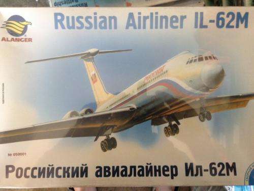 Alanger - Russian Airliner IL-62M - Scale 1:100 Scale - Plastic Model 050001 Kit