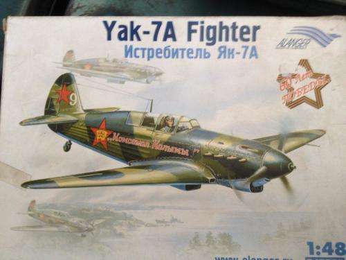 Alanger - Yak-7A Fighter 1:48 Scale - Plastic Model Kit