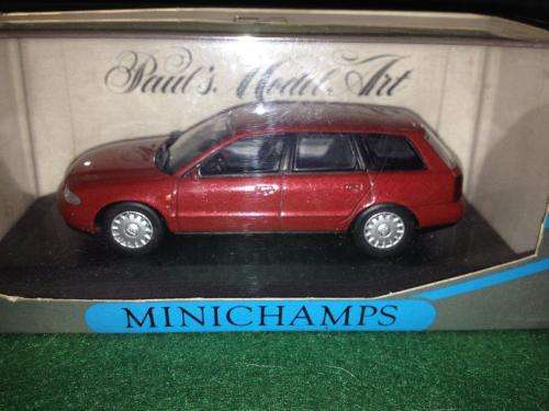 MiniChamps - Audi A4 Avant 1995 Metallic Red  1:43 Scale (NOS)