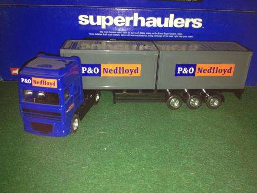Corgi Super Haulers - Daf 95' Skeletal Trailer - P & O Nedlloyd 1:64 Scale (NOS - New old Stock)