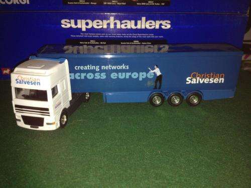 Corgi Super Haulers - Daf 95` Cab & Curtainside - Christian Salvesen 1:64 Scale(NOS - New old Stock)
