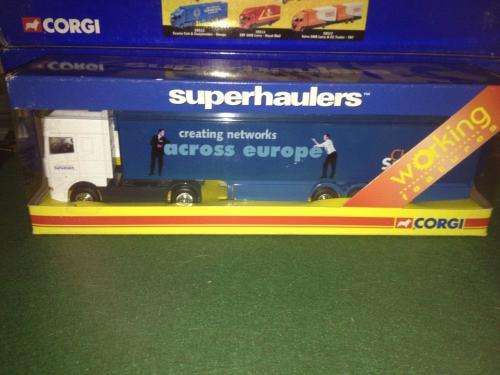 Corgi Super Haulers - Daf 95` Cab & Curtainside - Christian Salvesen 1:64 Scale(NOS - New old Stock)