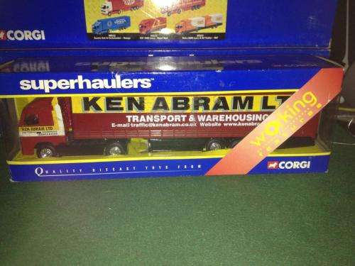 Corgi Super Haulers - Volvo Curtainside - Ken Abrams 1:64 Scale (NOS - New old Stock)