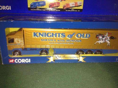 Corgi Super Haulers - Scania Curtainside - Knights of Old - 50th Anniversary 1953-2003 1:64 Scale (N