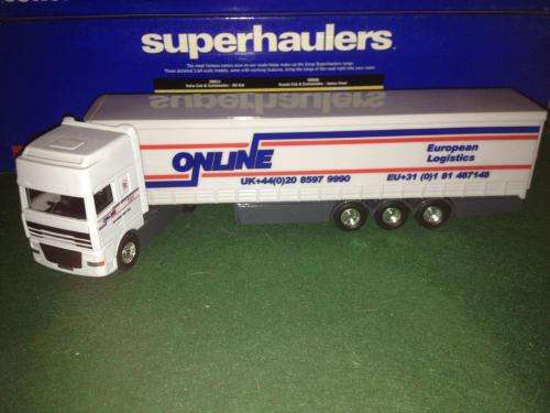 Corgi Super Haulers - Daf 95` Cab & Curtainside - Vauxhall Masterfit 1:64 Scale(NOS - New old Stock)