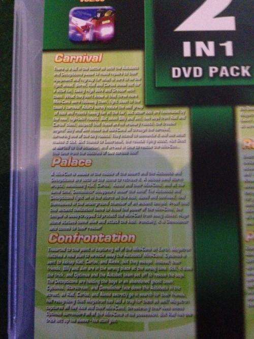 DVD - Transformers Armada 2 in 1 DVD Pack