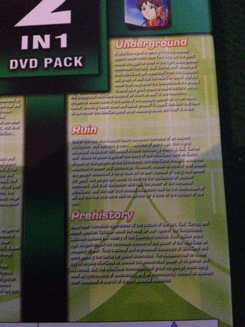 DVD - Transformers Armada 2 in 1 DVD Pack