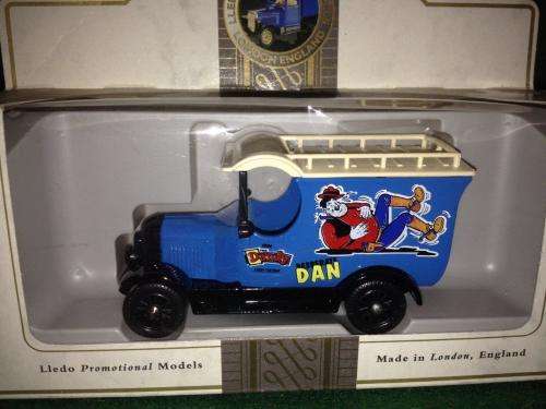 Lledo Promotional - Desperate Dan From ` The Dandy Comic` Blue Truck (NOS)