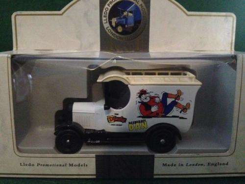 Lledo Promotional - Desperate Dan From ` The Dandy Comic` White Truck (NOS)