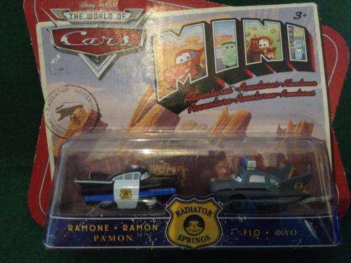 Cars Mini - Ramone & Flo - Disney Pixar (Die Cast) Mattel
