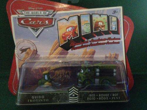Cars Mini - Guido & Red - Disney Pixar (Die Cast) Mattel