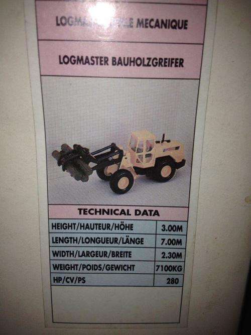 Britains - Logmaster Timber Grapple  - 1:32 Scale Made in England (NOS)