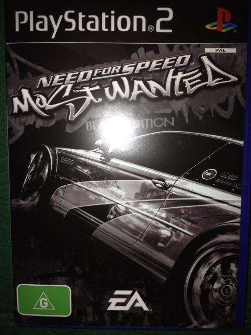 Need for Speed Most Wanted Black Edition (2 discs) - Playstation 2 (PS2)