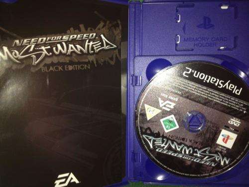 Need for Speed Most Wanted Black Edition (2 discs) - Playstation 2 (PS2)