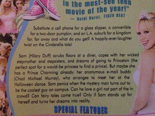 DVD - A Cinderella Story - Hilary Duff