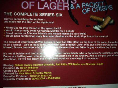 DVD - Two Pints of Larger & a Packet of Crisps Series 6