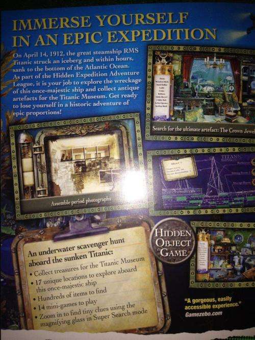 PC - Hidden Expedition Titanic - Hidden Object Game
