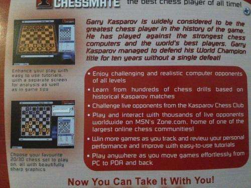 PC - Kasparov Chessmate