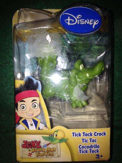 Disney Jr. Jake and the Neverland Pirates Tick-Tock-Croc Action Figure PVC Figurine +-7cm (NOS)