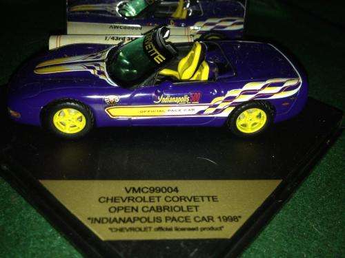 Vitesse - Chevrolet Corvette Open Cabriolet `Indianapolis Pace Car 1998`  - 1:43 Scale (NOS)