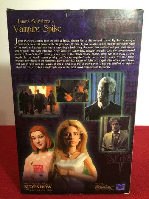 Sideshow Collectibles - James Marsters - Buffy The Vampire Slayer  12 inch 1/6 scale (NOS)
