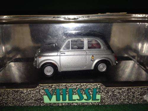Vitesse - Fiat Abarth 695 SS 1964 Silver & Black  - 1:43 Scale (NOS)