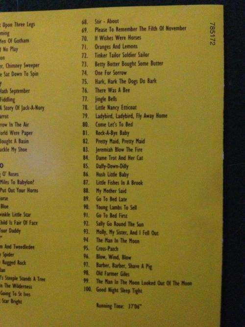 CD - 100 Favourite Nursery Rhymes and Songs