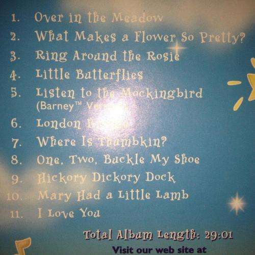 CD - Barney for Baby - Love & Lullabies