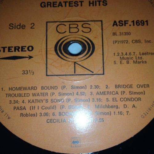 LP - Simon and Garfunkel - Greatest Hits
