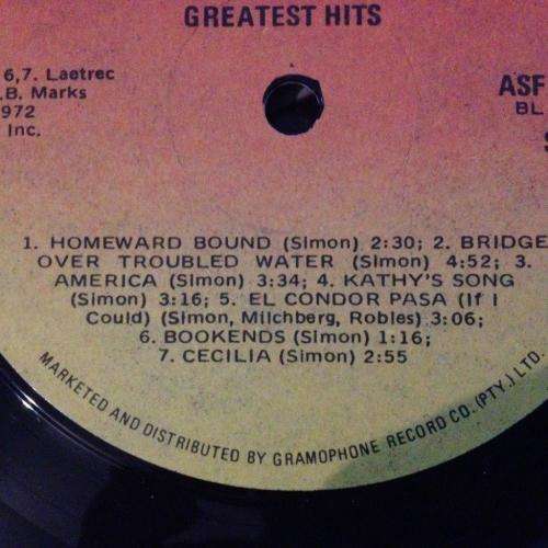 LP - Simon and Garfunkel - Greatest Hits