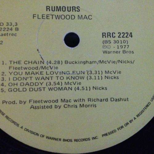 LP - Fleetwood Mac -  Rumours