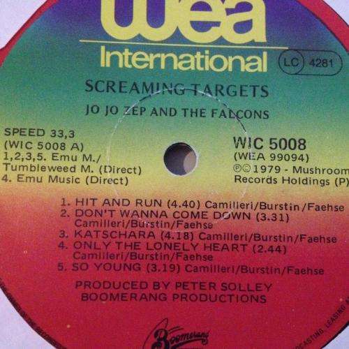 LP - Jo Jo Zep and the Falcons -  Screaming Targets