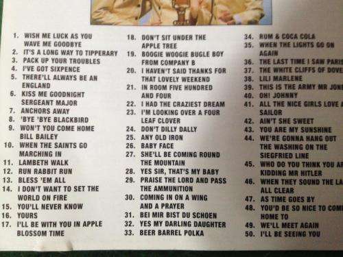 CD - Songs That Won the WAR - 50 Wartime Favourites