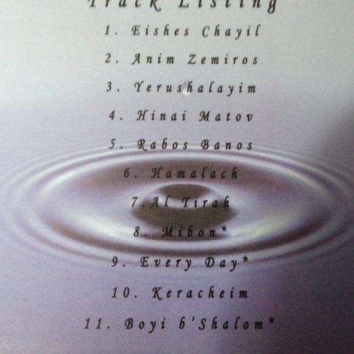 CD - Panim el Panim - presents echoes