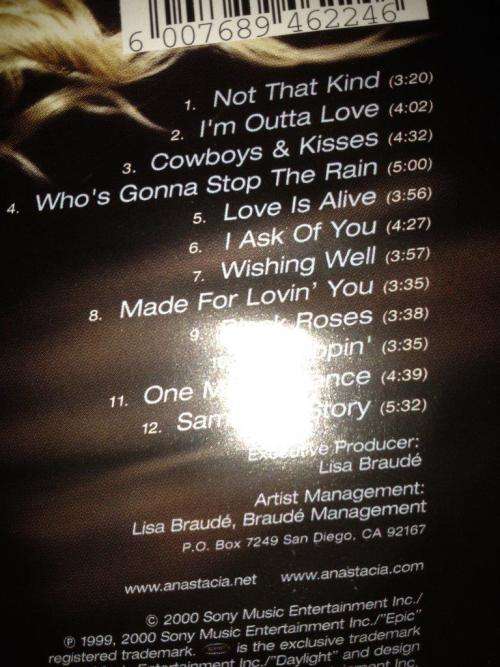 CD - Anastacia - Not That Kind